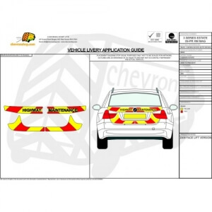 BMW 3 Series Estate Chevron Kit