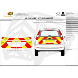 Ford Fiesta Magnetic Chevron Kit