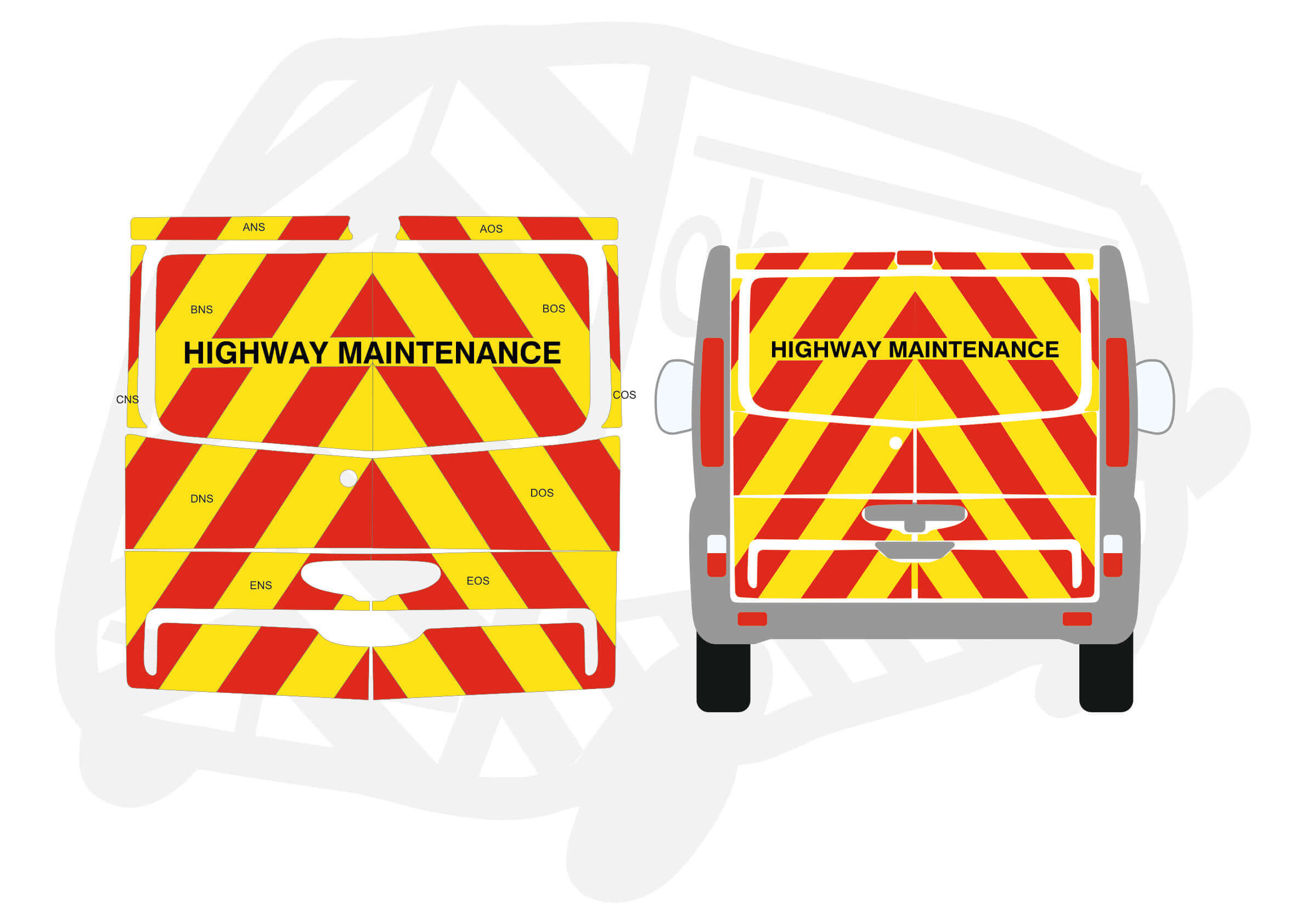 Nissan Primestar TG 01-14 Type C HM Chevron Kit