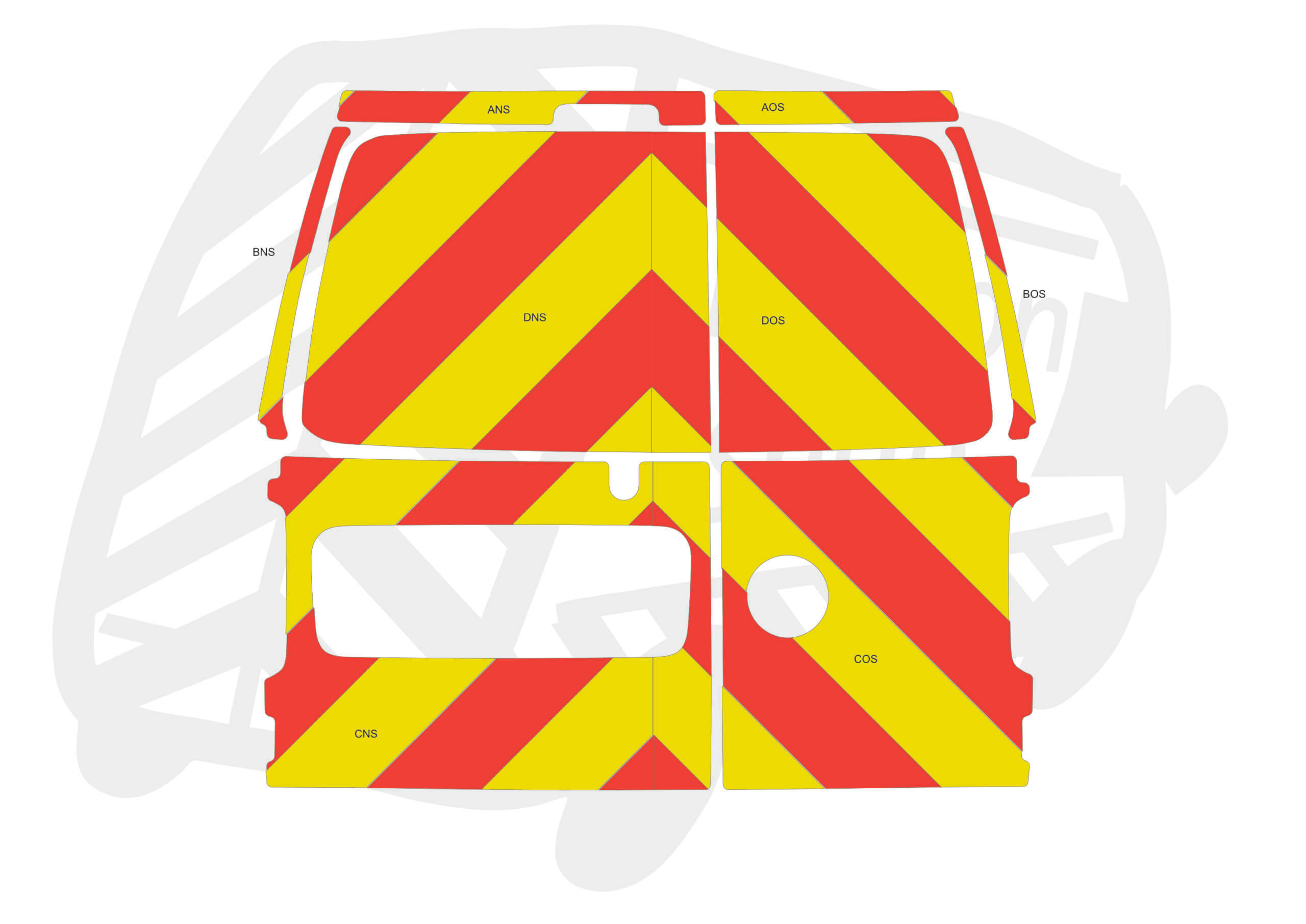 Volkswagen Caddy 16-19 Type C Wiper Chevron Kit