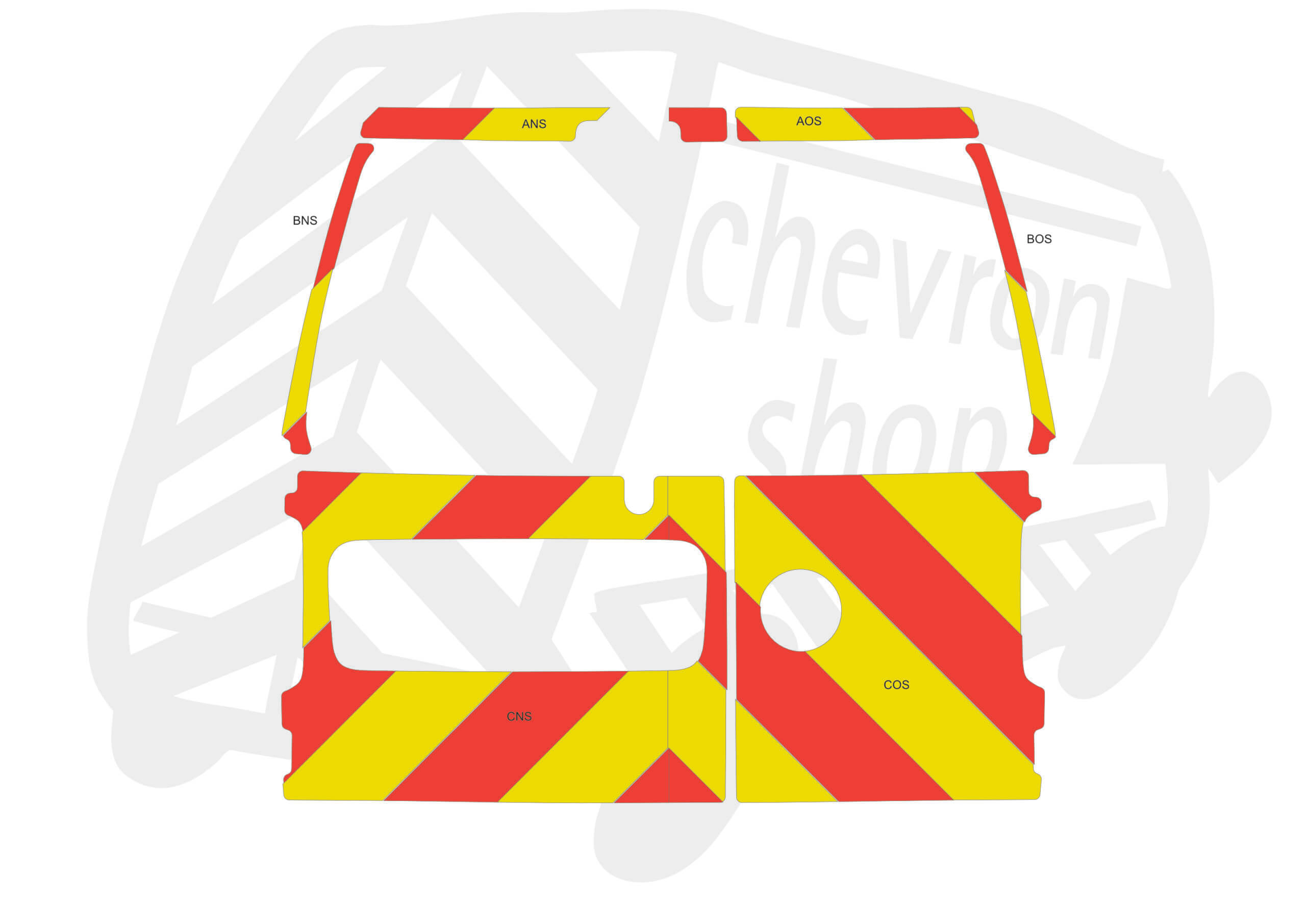 Volkswagen Caddy 16-19 Type B Wiper Chevron Kit